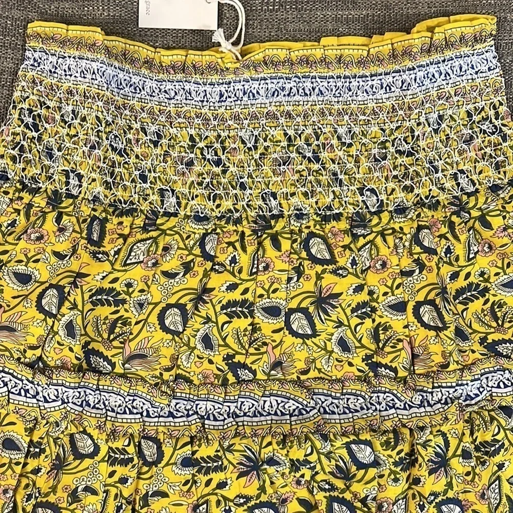 Jennifer and Grace Smocked Waist Skirt - Picture 3 of 6